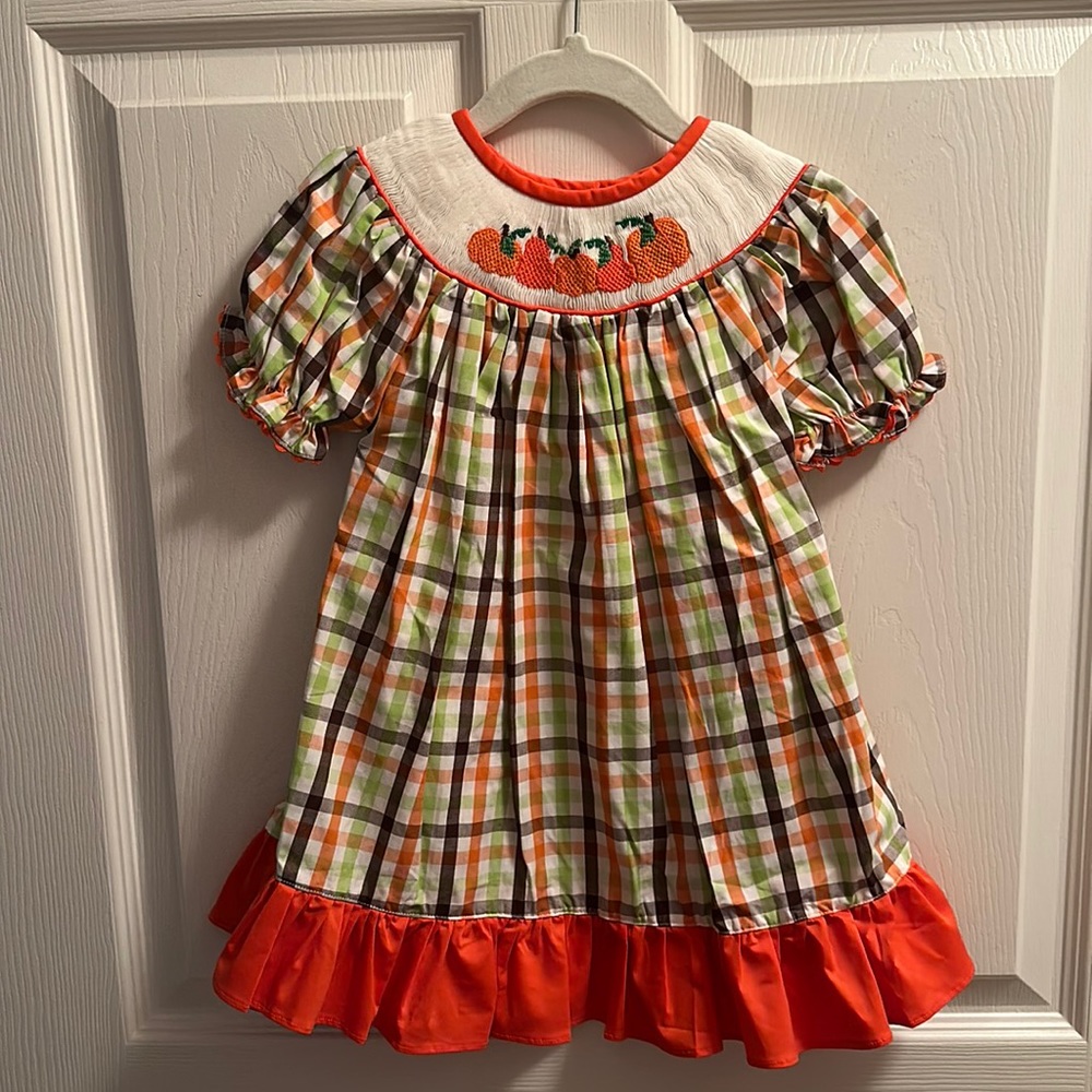 Babeeni Smocked Fall Dress